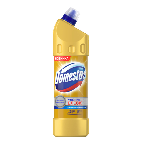 Средство жидкое чистящее универсальное "DOMESTOS" "Эксперт сила. Ультра Блеск" гель 1000мл 249209