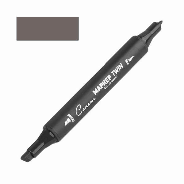 Маркер спиртовой худож. Сонет "Twin" теплый серый 8, двусторонний, пулевид./скошен. 164125-WG8