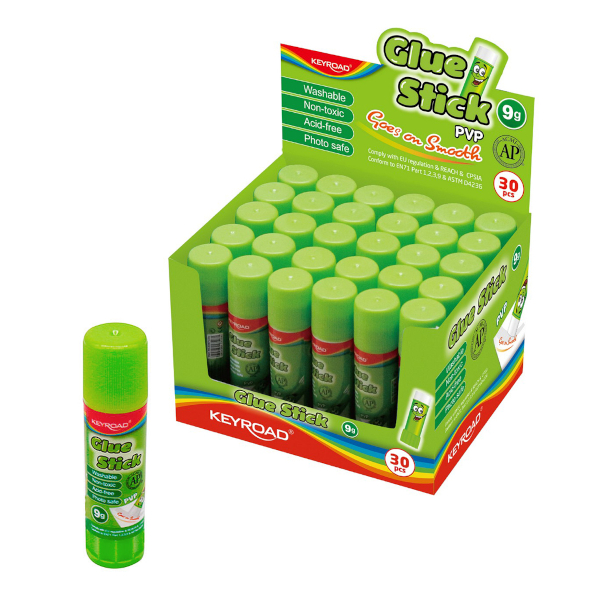 Клей-карандаш 9г, ПВП "Glue Stic" KR971291 Keyroad