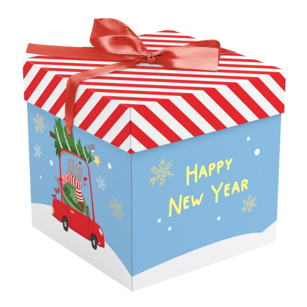 Коробка складная 15*15*15см "New Year" MS_66469 MESHU