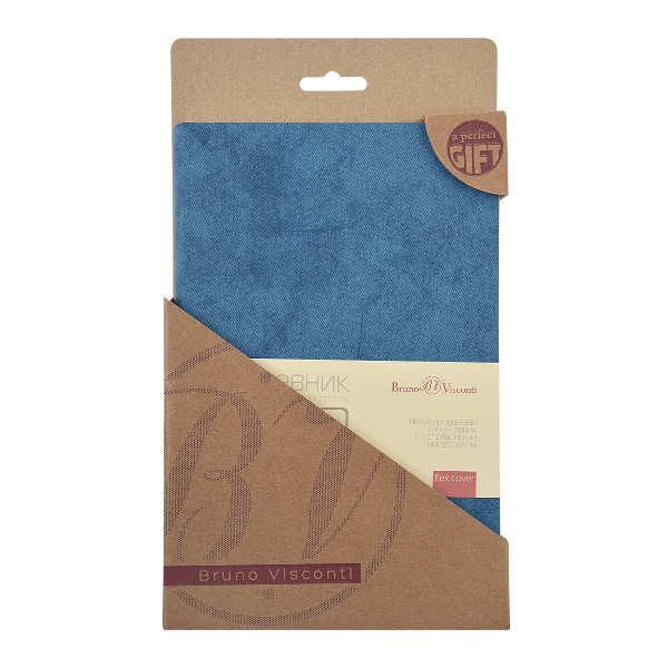 Ежедневник А5 не дат Bruno Visconti "Megapolis Urban Flex" интегр.обл., иск.кожа, синий 3-667/01-1
