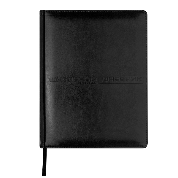 Дневник 1-11 кл. тв. обл. "Sidney Nebraska" иск. кожа, черный 10-156/11 Bruno Visconti