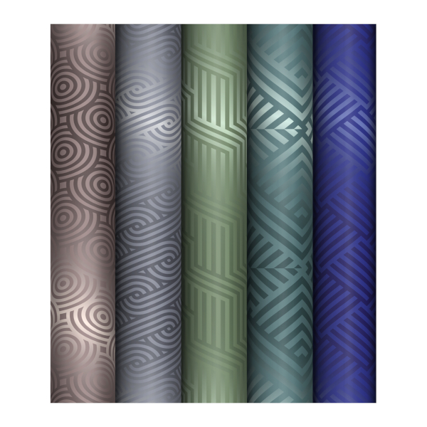 Бумага упаковочная "Паттерн. Геометрия" глянц., 70*100см, рулон, ассорти MS_53486 MESHU