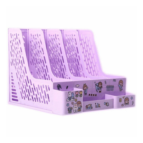 Подставка-органайзер "Universal" пластик, 7отд., сиреневый 4102209 deVENTE