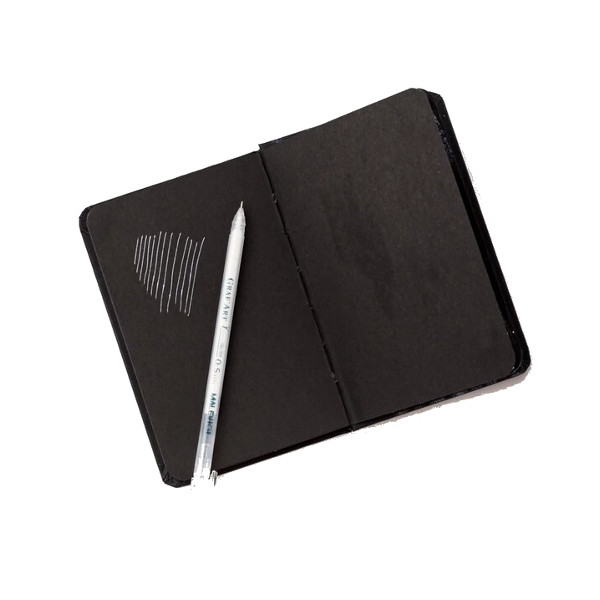 Ручка гелевая 0,5мм, белый, прозрач. корп. 198000/08 Малевичъ