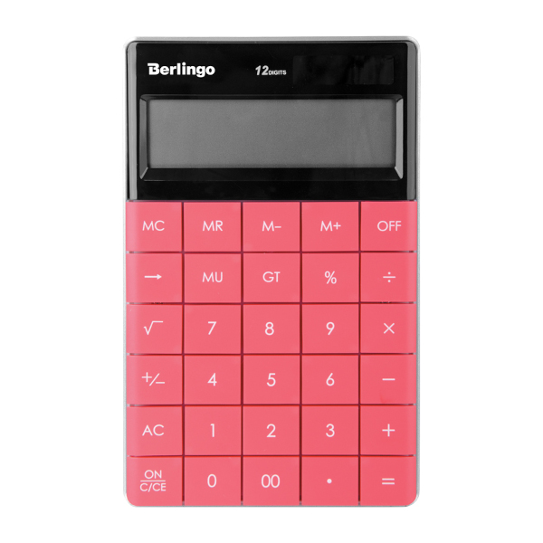 Калькулятор Berlingo "Power TX" (темно-розовый) настольный 12р CIP_100