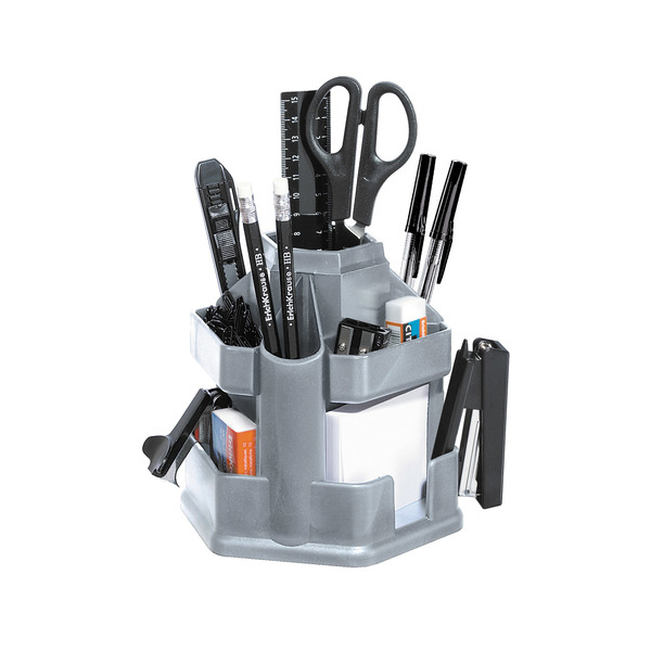 Офисный набор Erich Krause "Офисный" 14 предм., серый ЕК12517