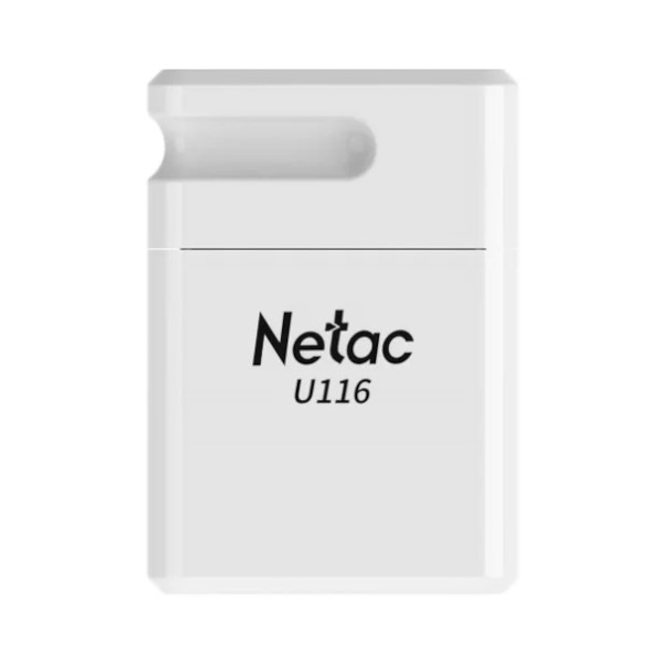 Память Flash Drive 16Gb USB 2.0 Netac U116 mini белый NT03U116N-016G-20WH