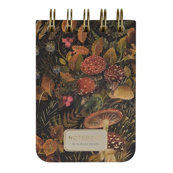 Блокнот А7 100л "Forest Fairy Tale" линейка, гребень, мягк.обл., картон 3-100-009/13 Bruno Visconti