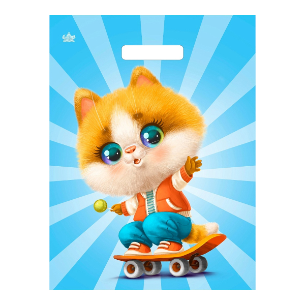 Пакет полиэтиленовый 38*45см "Премиальный" 60мкм, вырубная ручка н00228483 ТикоПластик