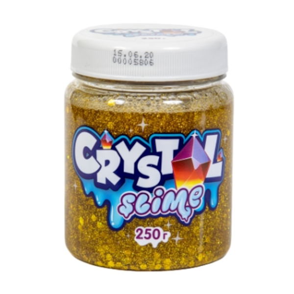 Слайм "Slime" CRYSTAL 250гр, золотой S500-20182