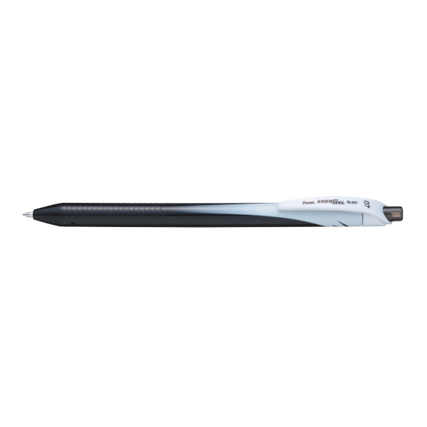 Ручка гелевая автомат. 0,7мм, черный, черн. корп. "EnerGel Colour" BL437-A Pentel