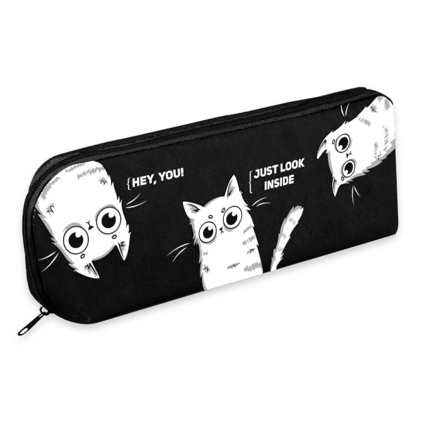 Пенал-косметичка 1 отд., 22*8*6см "Три кота" без напол., полиэстер 68948 Феникс+