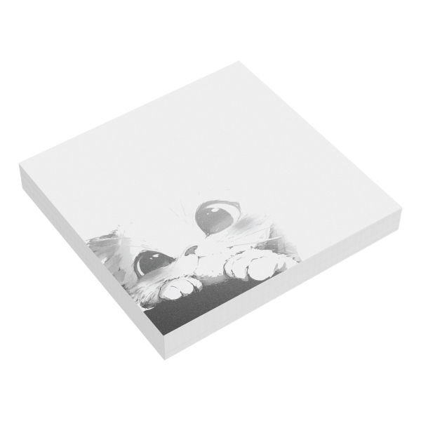 Блок для записей MESHU "Cute Sweet" 85*85мм, 100л, рисунок, 80г/м2, склейка MS_65020