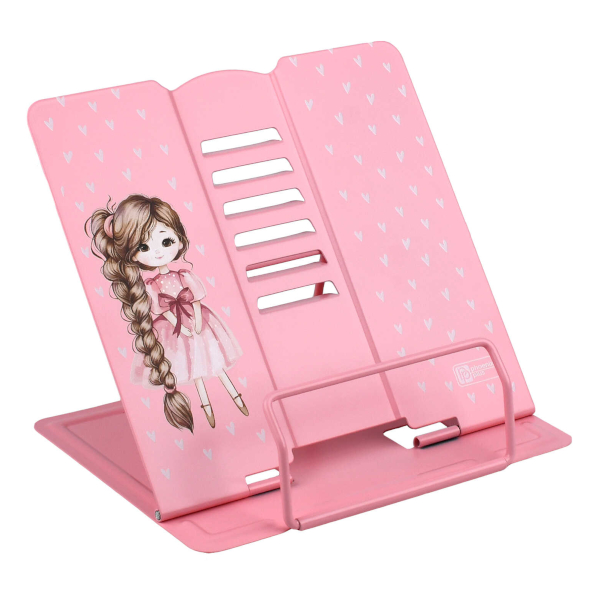 Подставка для книг металлическая "Девочка с косой" 20*19*15,5см 73006 Феникс+