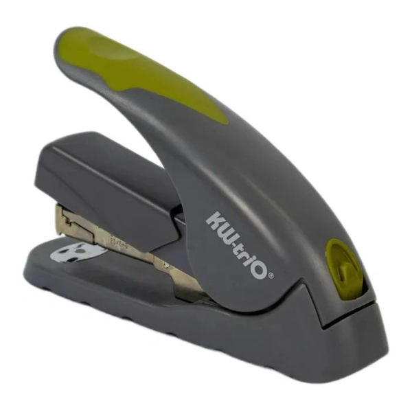 Степлер №24/-26/8, 40л, пластик, серый 5618GR/GREEN KW-trio