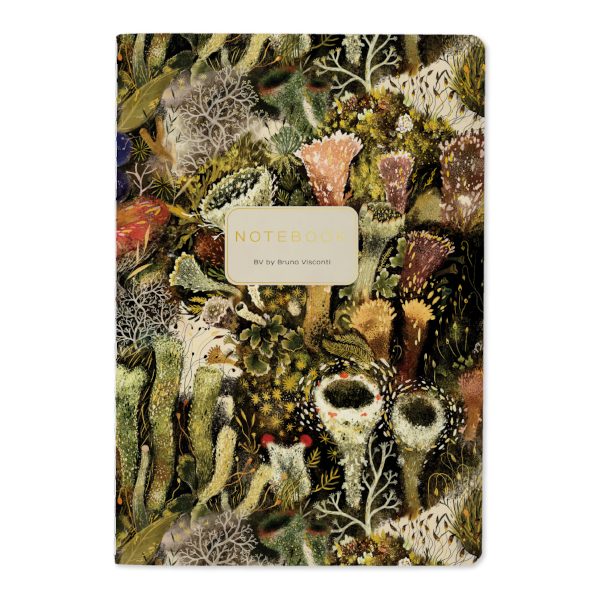 Тетрадь 40л А5 клетка/сшивка "Эльфийский лес" картон, рисунок 7-40-001/176 Bruno Visconti