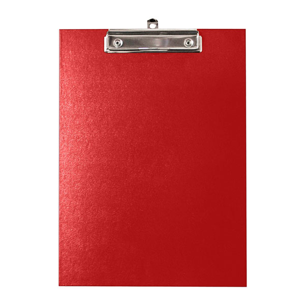 Планшет с зажимом А4 картон/бумвинил, красный "Standard" 36095 Erich Krause