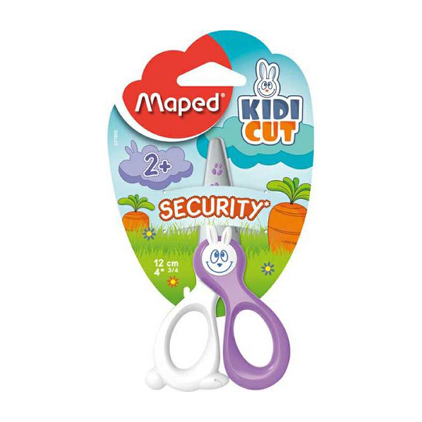 Ножницы 12см стекловолокно Maped "KidiCut" пластик, ассорти 037800