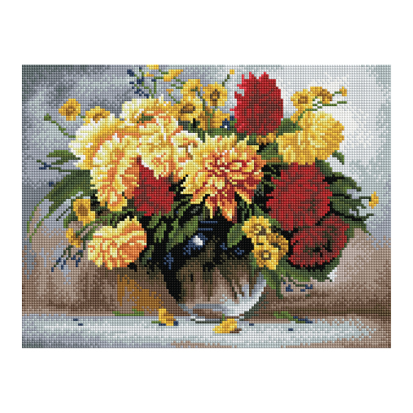 Алмазная мозаика Три Совы 30*40см "Астры" АМП3040_47585