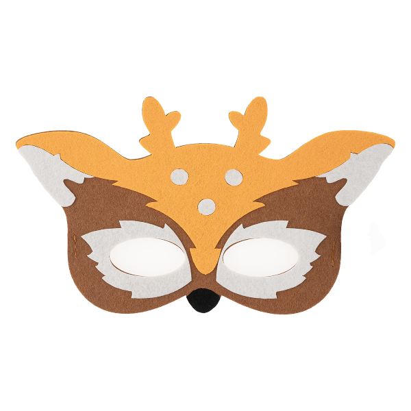 Маска карнавальная "Олененок" фетр, 13,5*22,5см 6233498 Волна веселья