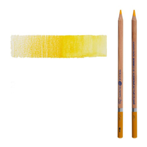 Карандаш акварельный Невская палитра "Белые ночи" №201 (кадмиевый желтый сред) кругл, дерево 158-201