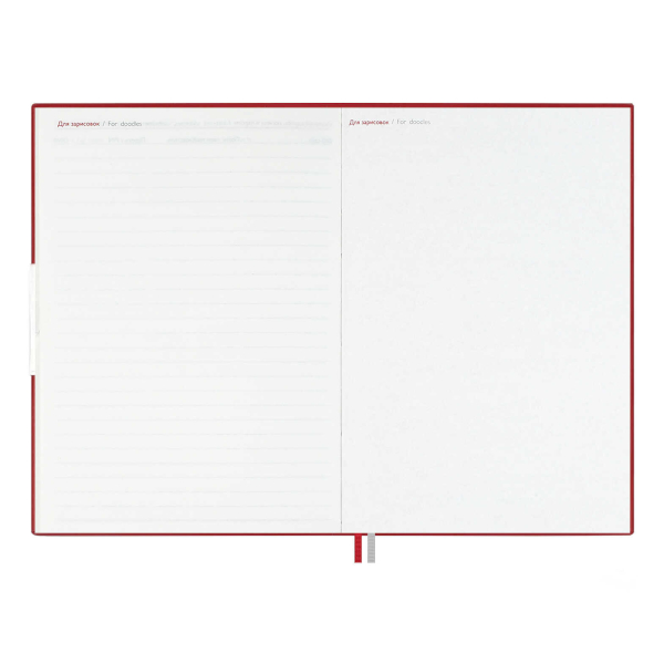 Еженедельник А6+ 2026 Escalada "Джут" интегр.обл., иск.кожа, сшивка, сиреневый 70339