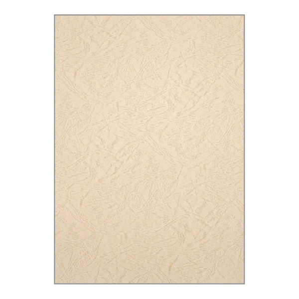 Обложка для переплёта А4 картон "кожа" бежевый, 230г/м2 (1шт)