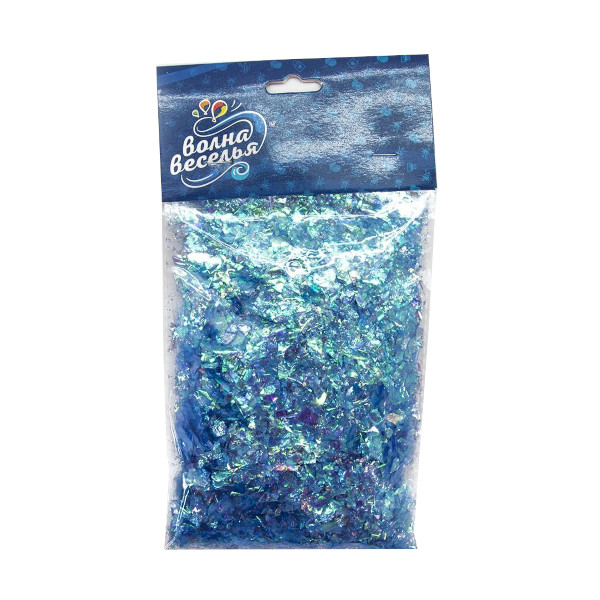 Конфетти фольгированное "Хамелеон" дробленые, светло-голубой перламутр, 20 гр 6014711
