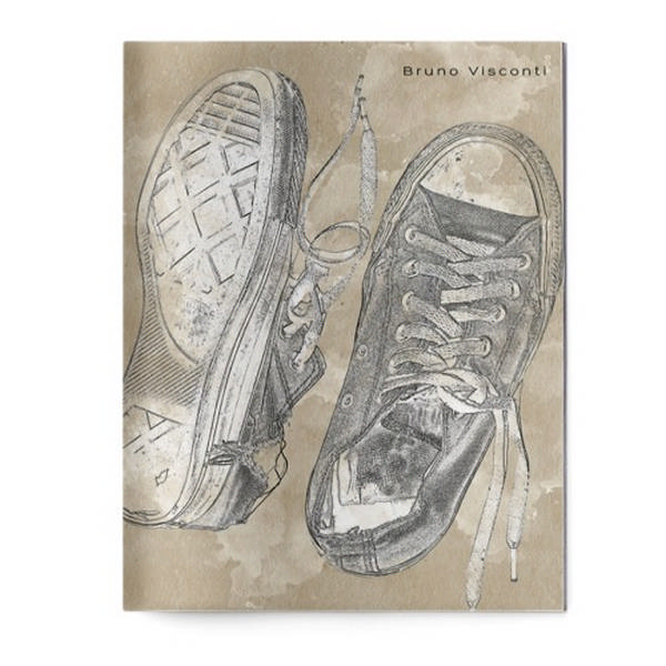 Тетрадь 40л А5 клетка/сшивка "Мои кеды" картон, рисунок 7-40-073 Bruno Visconti