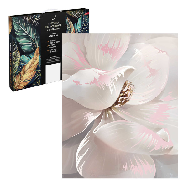 Картина по номерам Феникс+ 40*50см "Цветок" с поталью 67977