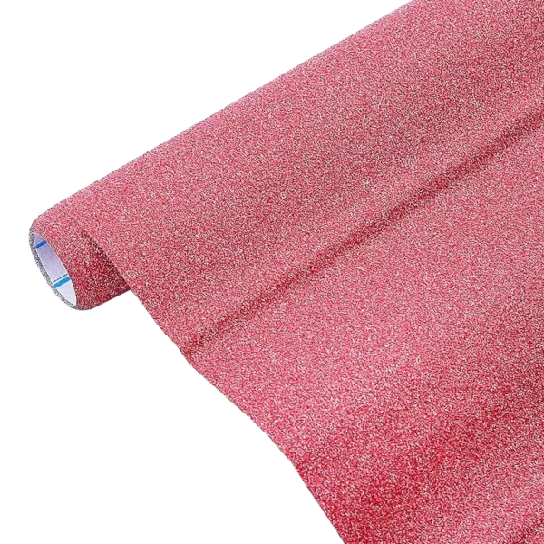 Пленка самоклеящаяся 45*100см deVENTE "Блестки" розовый, 100мкм 8117301