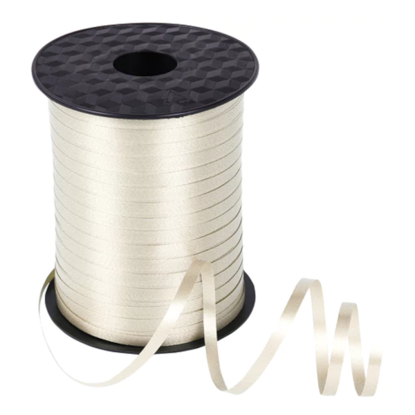 Лента пластиковая 5мм*500м бежевый 591814 Золотая сказка