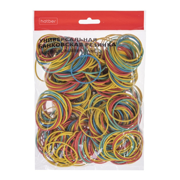 Резинка банковская 60мм, корич., 100% каучук, 1000г 189023 Silwerhof