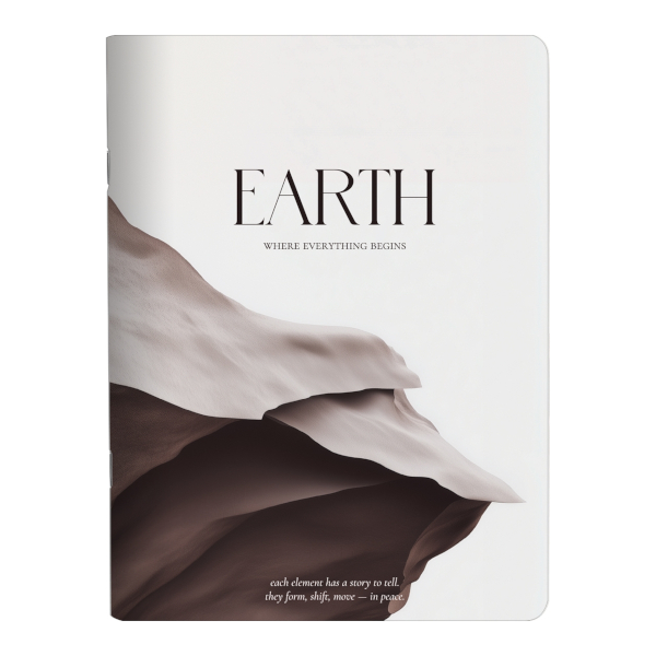 Тетрадь 48л А5 клетка "Elements. Земля" картон, рисунок N6305 Be Smart