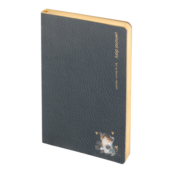 Ежедневник А5+ не дат Bruno Visconti "Love me. Котенок" интегр.обл., иск. кожа, серый 3-743/23