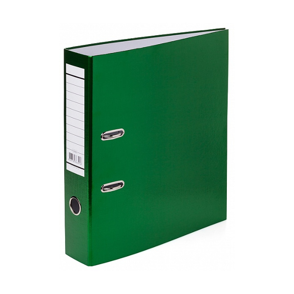 Файл А4, 70мм, картон/бумвинил, зеленый "Metallic" 70ПР4_03407 Hatber