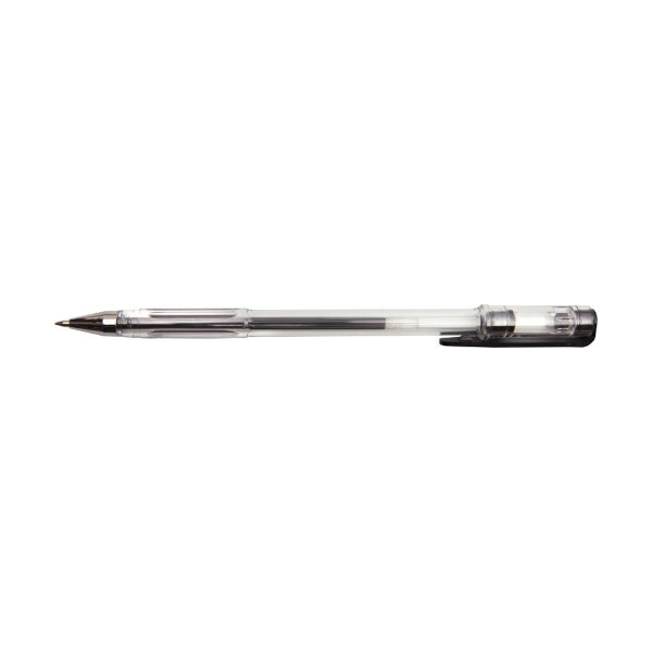 Ручка гелевая 0,5мм, черный, прозрач. корп. D00217 Dolce Costo