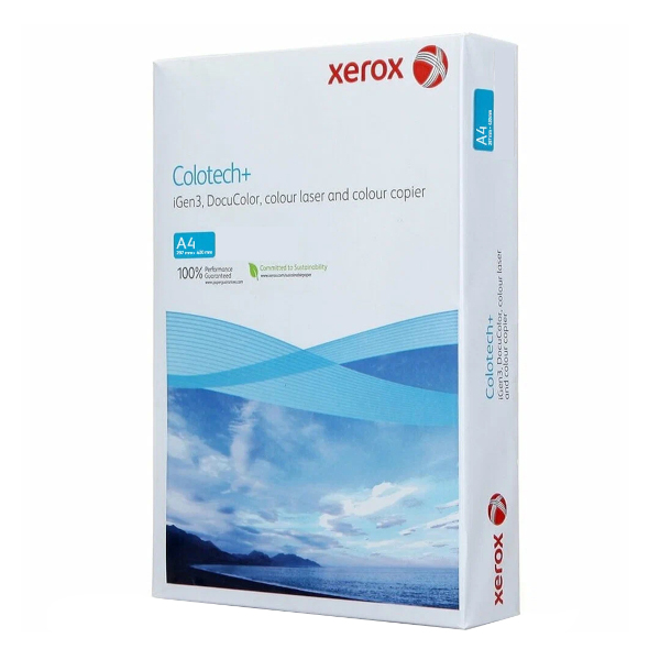 Бумага А4 "Xerox Colotech Plus" 160г/м2 (250л) для лазерной печати