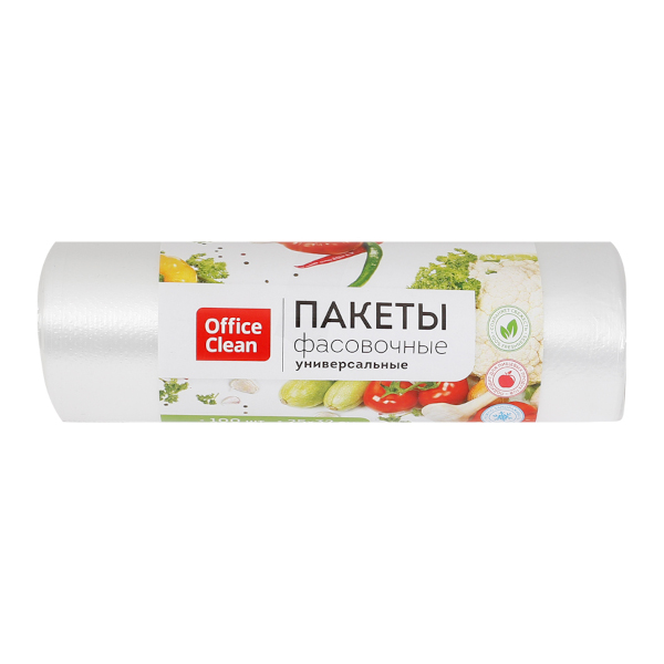 Пакет фасовочный ПНД, 25*32см, 6мкм (1уп*100шт) 268814 OfficeClean