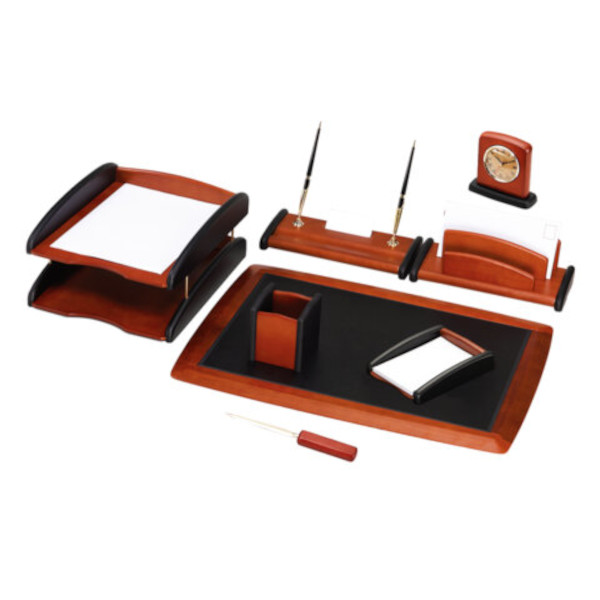 Набор настольный Galant "Cayman" 8 предм., дерево, палисандр/черный 238160