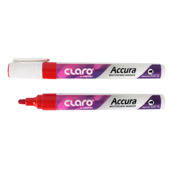 Маркер для доски 3мм, пулевид., красный "Accura" EMRKWBM002BLCK0200/CL-3694/CL-0901-RD Claro