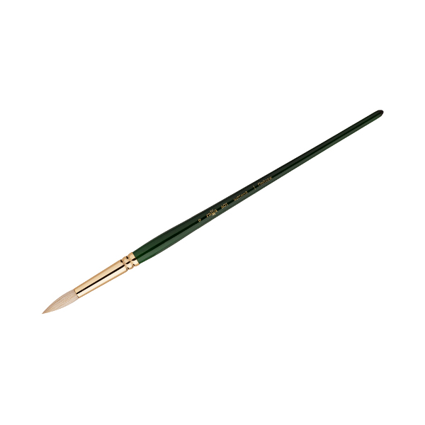 Кисть щетина художественная №9 "Пейзаж" круглая, длинная ручка 601009 Гамма