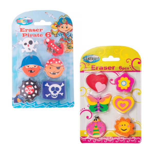 Ластик Centrum фигурный, синт.каучук, ассорти, 1шт 86617/86618