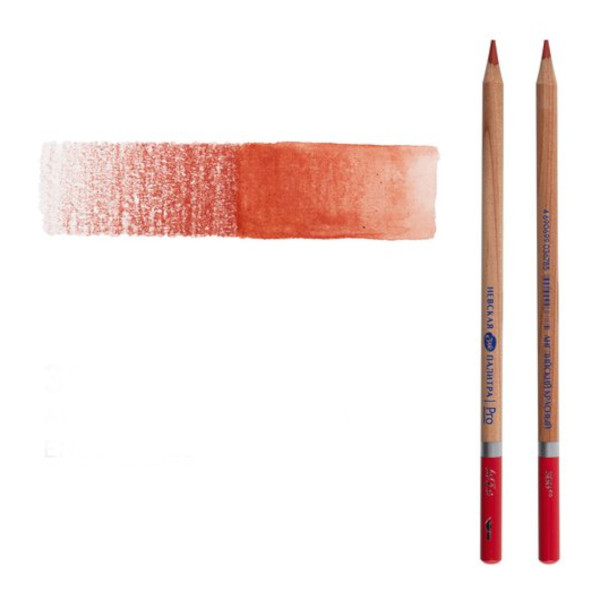 Карандаш акварельный Невская палитра "Белые ночи" №300 (английский красный) круглый, дерево 158-300