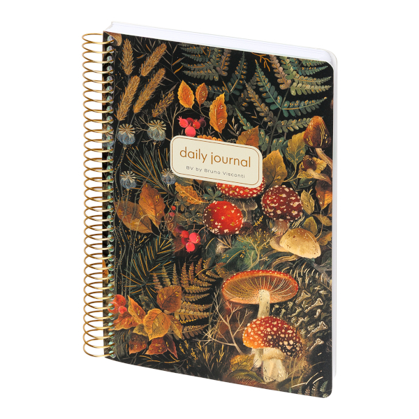 Ежедневник А5 не дат Bruno Visconti "Forest fairy tale" спираль, тв.обл., картон 3-701/18