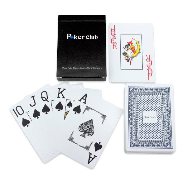Игральные карты Миленд "Покер" 54 карты, 9*6,5*2см, синяя рубашка ИН-9130
