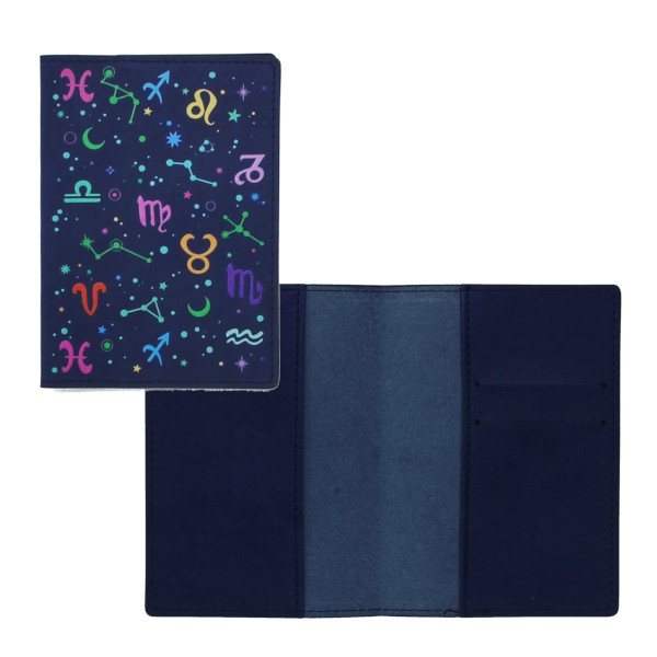 Обложка для паспорта "In Joy 2. Знаки зодиака" иск.кожа, рисунок ОПК0150 Listoff