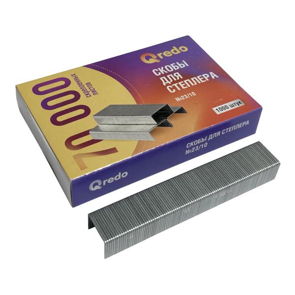 Скобы №23/6, 40л, оцинкованные (1уп*1000шт) 23/6 Kangaro