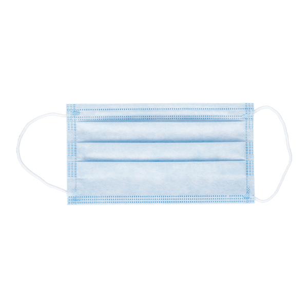 Маска индивид. защиты 175*95мм, одноразов., 3-сл. с носов. фиксат., на резин. 299742 (1шт)